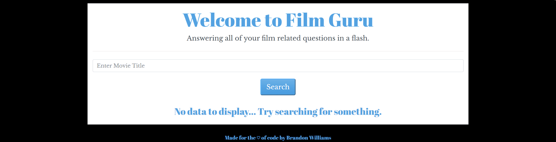 Film Guru app image.